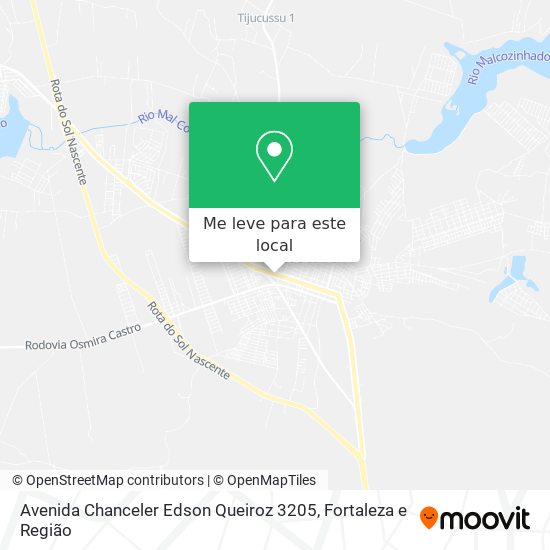 Avenida Chanceler Edson Queiroz 3205 mapa