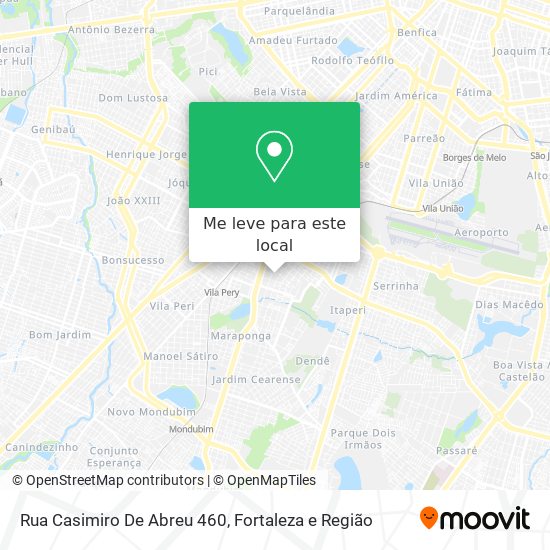 Rua Casimiro De Abreu 460 mapa