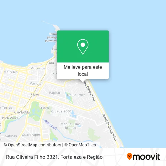 Rua Oliveira Filho 3321 mapa