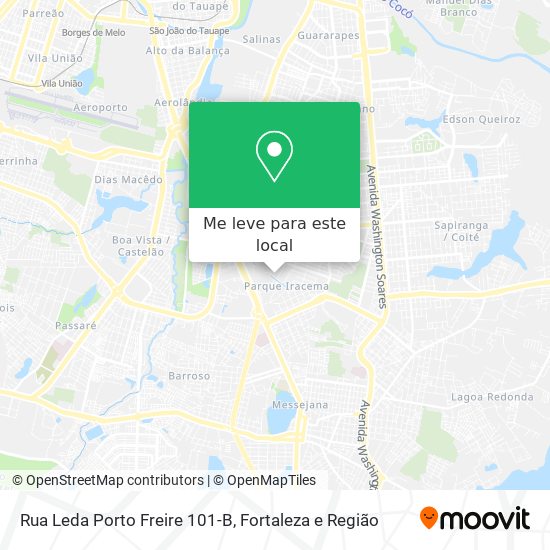 Rua Leda Porto Freire 101-B mapa