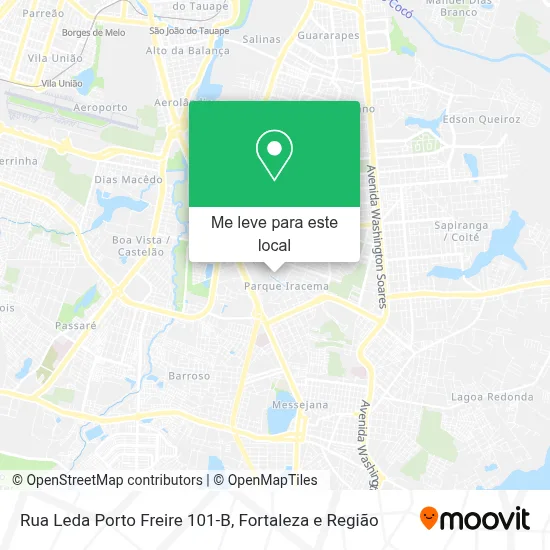 Rua Leda Porto Freire 101-B mapa