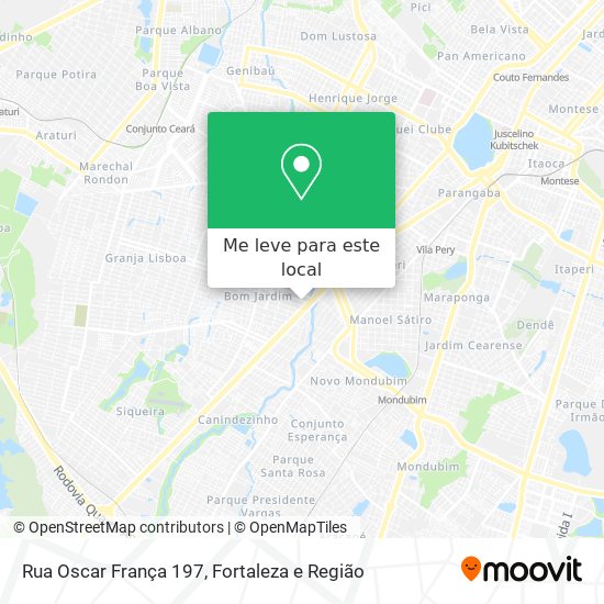 Rua Oscar França 197 mapa