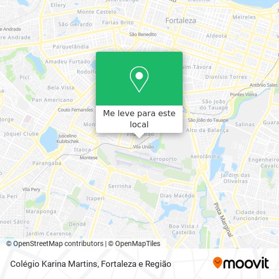 Colégio Karina Martins mapa