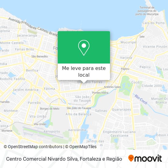 Centro Comercial Nivardo Silva mapa