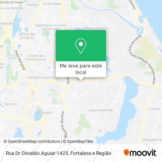 Rua Dr Osvaldo Aguiar 1425 mapa