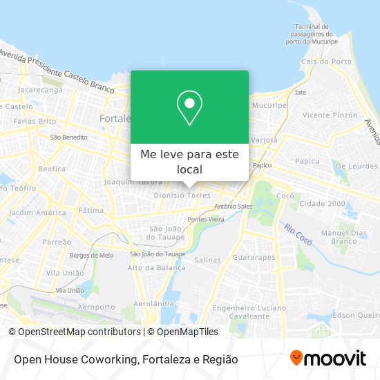 Open House Coworking mapa