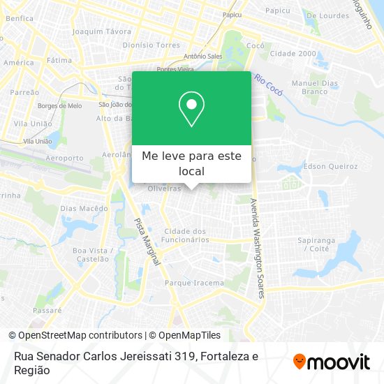 Rua Senador Carlos Jereissati 319 mapa