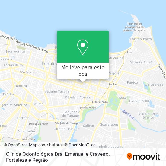Clínica Odontológica Dra. Emanuelle Craveiro mapa