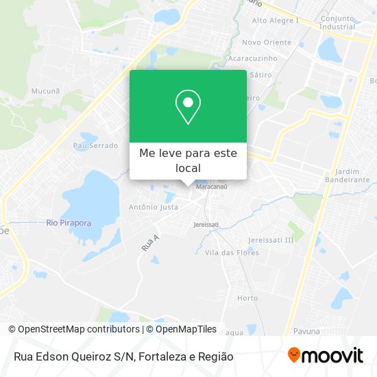 Rua Edson Queiroz S/N mapa