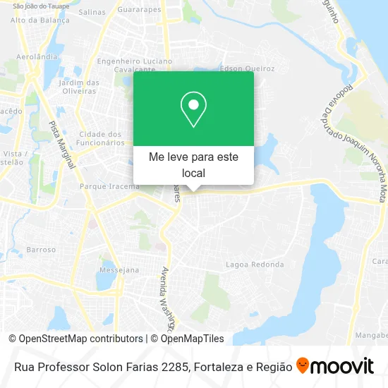 Rua Professor Solon Farias 2285 mapa