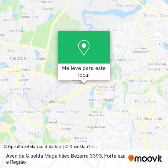 Avenida Giselda Magalhães Bezerra 3393 mapa