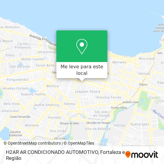 H2AR AR CONDICIONADO AUTOMOTIVO mapa