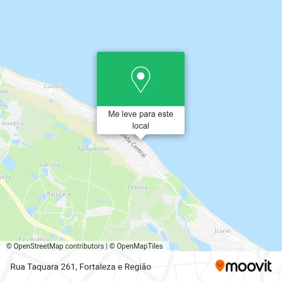 Rua Taquara 261 mapa