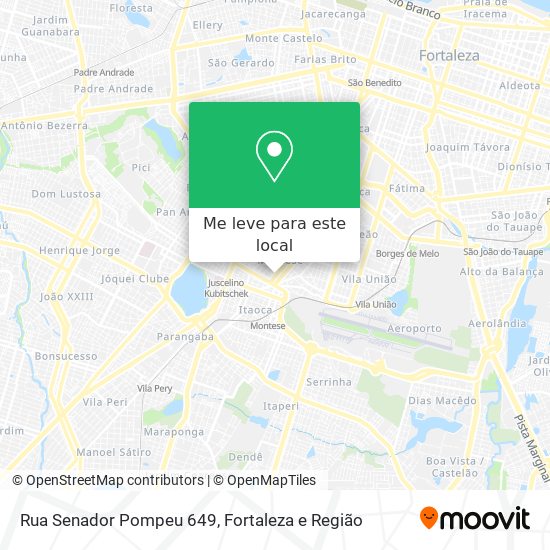 Rua Senador Pompeu 649 mapa