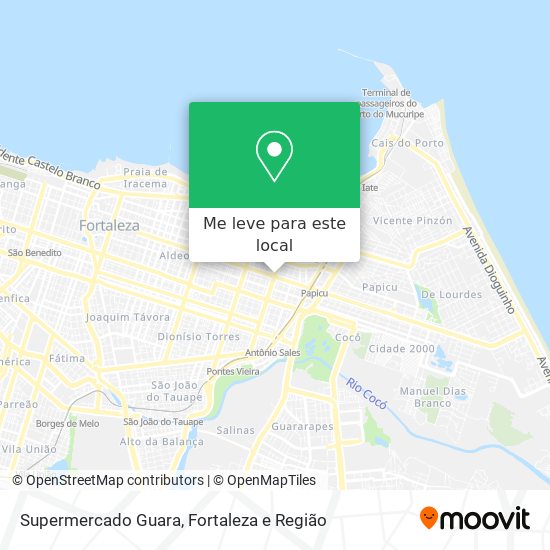 Supermercado Guara mapa