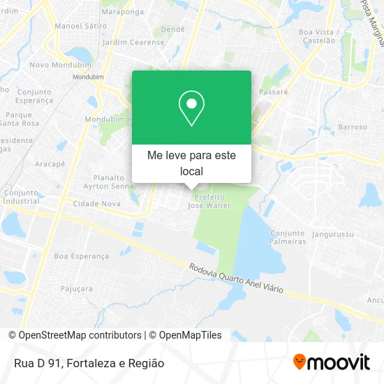 Rua D 91 mapa