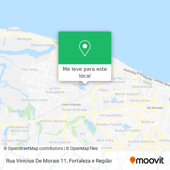Rua Vinicius De Morais 11 mapa