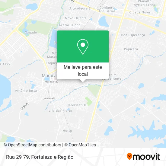 Rua 29 79 mapa