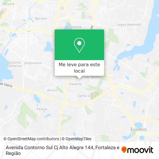 Avenida Contorno Sul Cj Alto Alegre 144 mapa