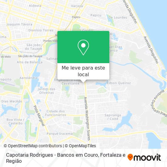Capotaria Rodrigues - Bancos em Couro mapa