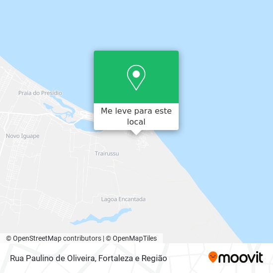 Rua Paulino de Oliveira mapa
