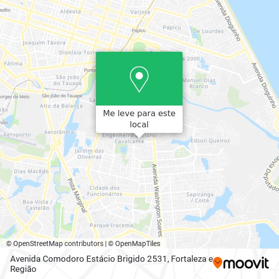 Avenida Comodoro Estácio Brigido 2531 mapa