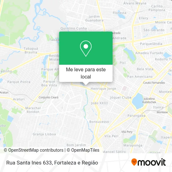 Rua Santa Ines 633 mapa