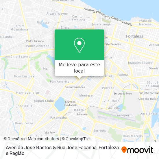 Avenida José Bastos & Rua José Façanha mapa