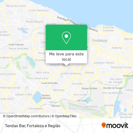 Tendas Bar mapa