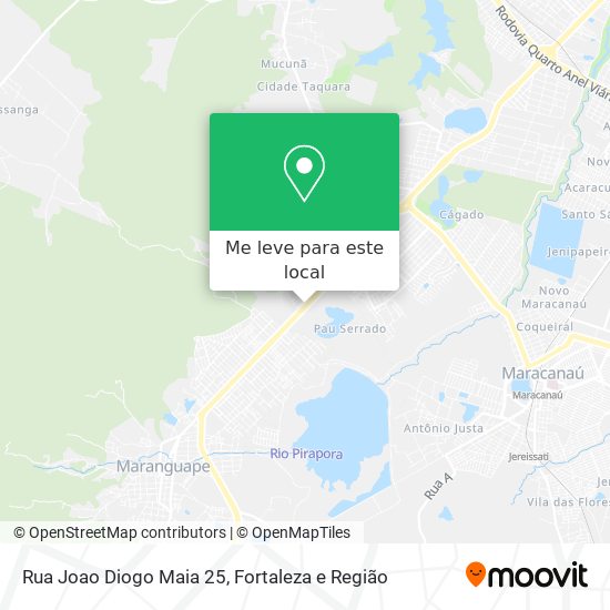 Rua Joao Diogo Maia 25 mapa