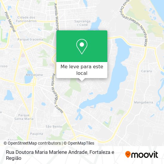 Rua Doutora Maria Marlene Andrade mapa