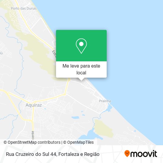 Rua Cruzeiro do Sul 44 mapa