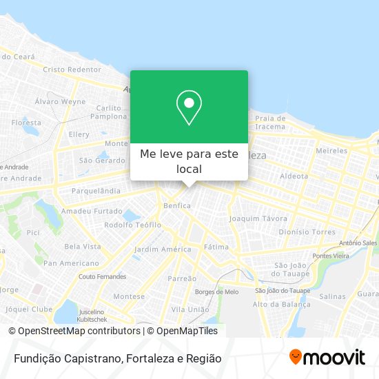 Fundição Capistrano mapa
