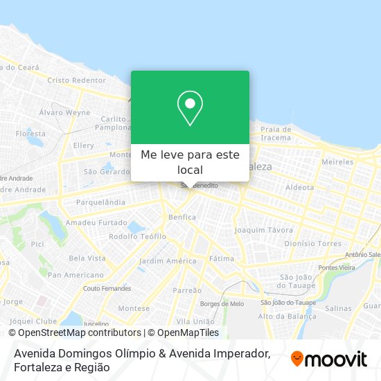 Avenida Domingos Olímpio & Avenida Imperador mapa