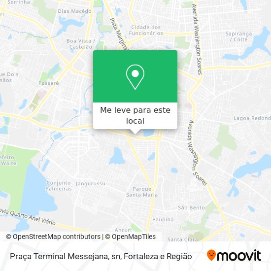 Praça Terminal Messejana, sn mapa