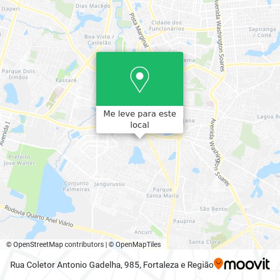 Rua Coletor Antonio Gadelha, 985 mapa