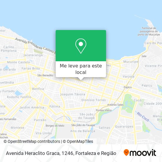Avenida Heraclito Graca, 1246 mapa