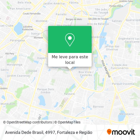 Avenida Dede Brasil, 4997 mapa
