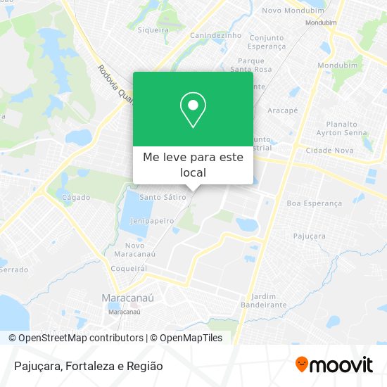 Pajuçara mapa