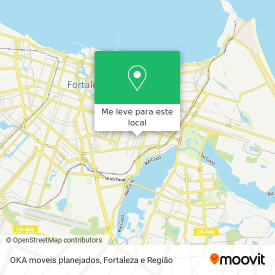 OKA moveis planejados mapa