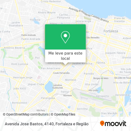 Avenida Jose Bastos, 4140 mapa