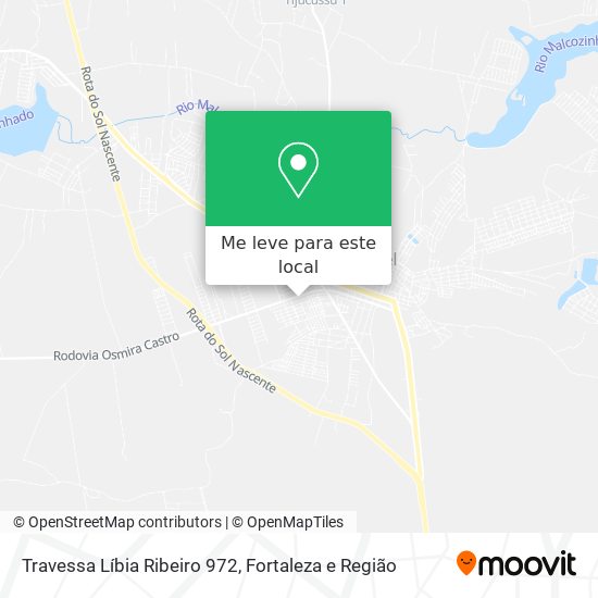 Travessa Líbia Ribeiro 972 mapa