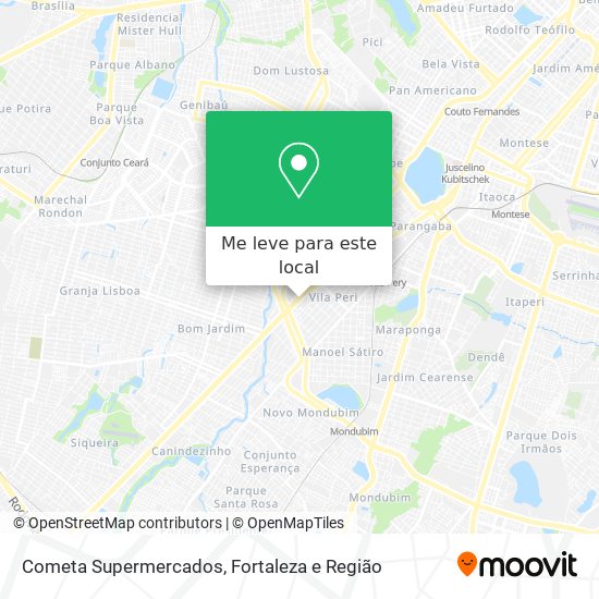 Cometa Supermercados mapa