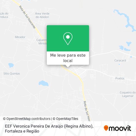 EEF Veronica Pereira De Araújo (Regina Albino) mapa