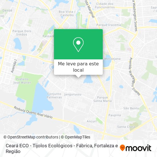 Ceará ECO - Tijolos Ecológicos - Fábrica mapa