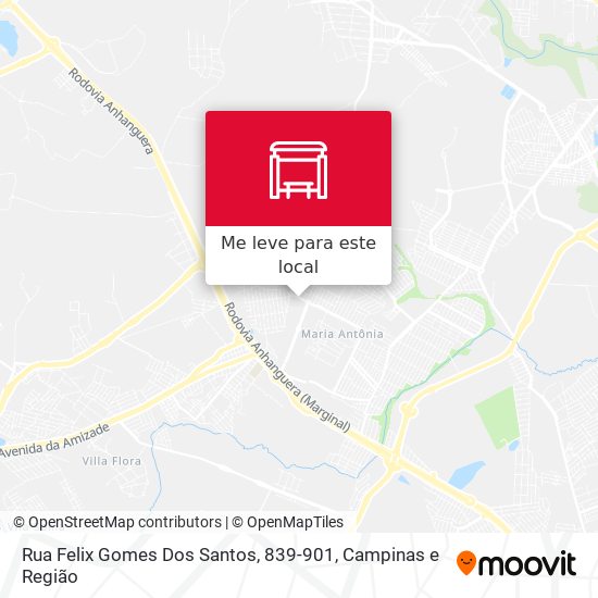 Rua Felix Gomes Dos Santos, 839-901 mapa