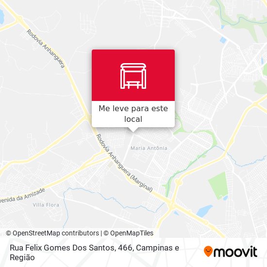 Rua Felix Gomes Dos Santos, 466 mapa
