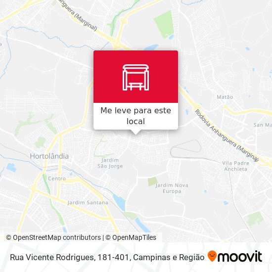 Rua Vicente Rodrigues, 181-401 mapa