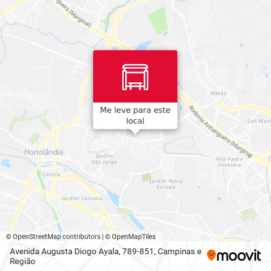 Avenida Augusta Diogo Ayala, 789-851 mapa