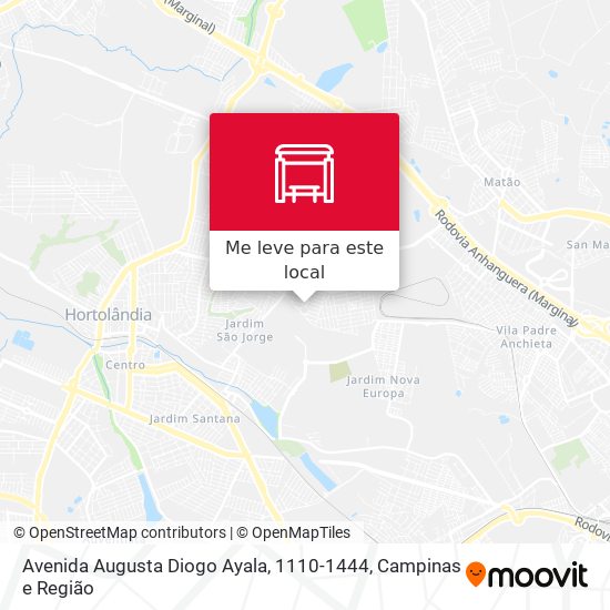 Avenida Augusta Diogo Ayala, 1110-1444 mapa